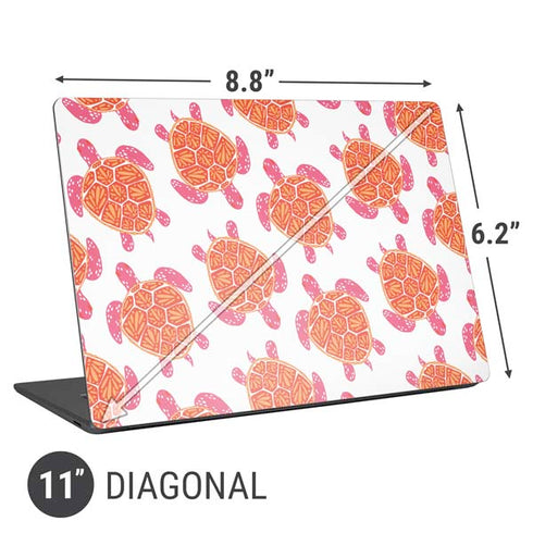 Cat Coq Sea Turtles Universal Laptop 11in (8.8 x 6.2in) Skin